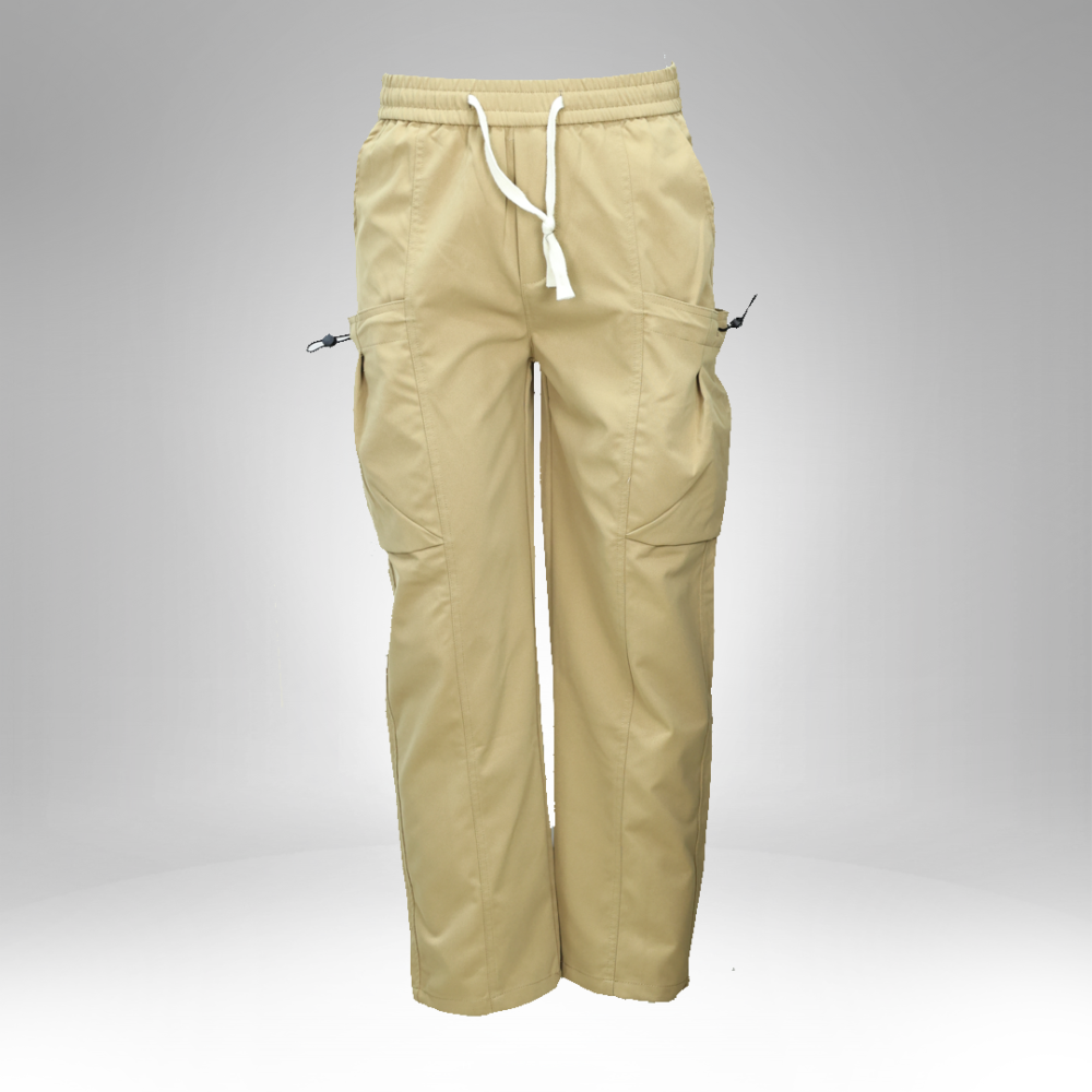 Men's Beige Cargo Joggers ( K8019 )