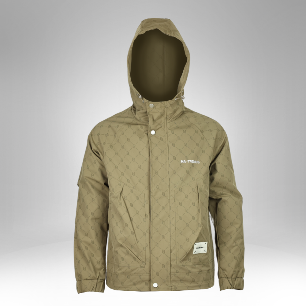Men's printed hooded jacket ( 2368-1 ) - Image 2