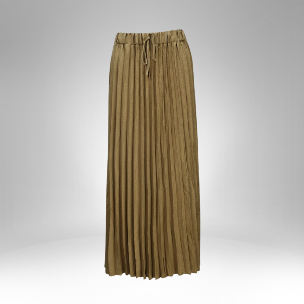 Flowy Pleated Maxi Skirt ( E22189 ) - Image 5