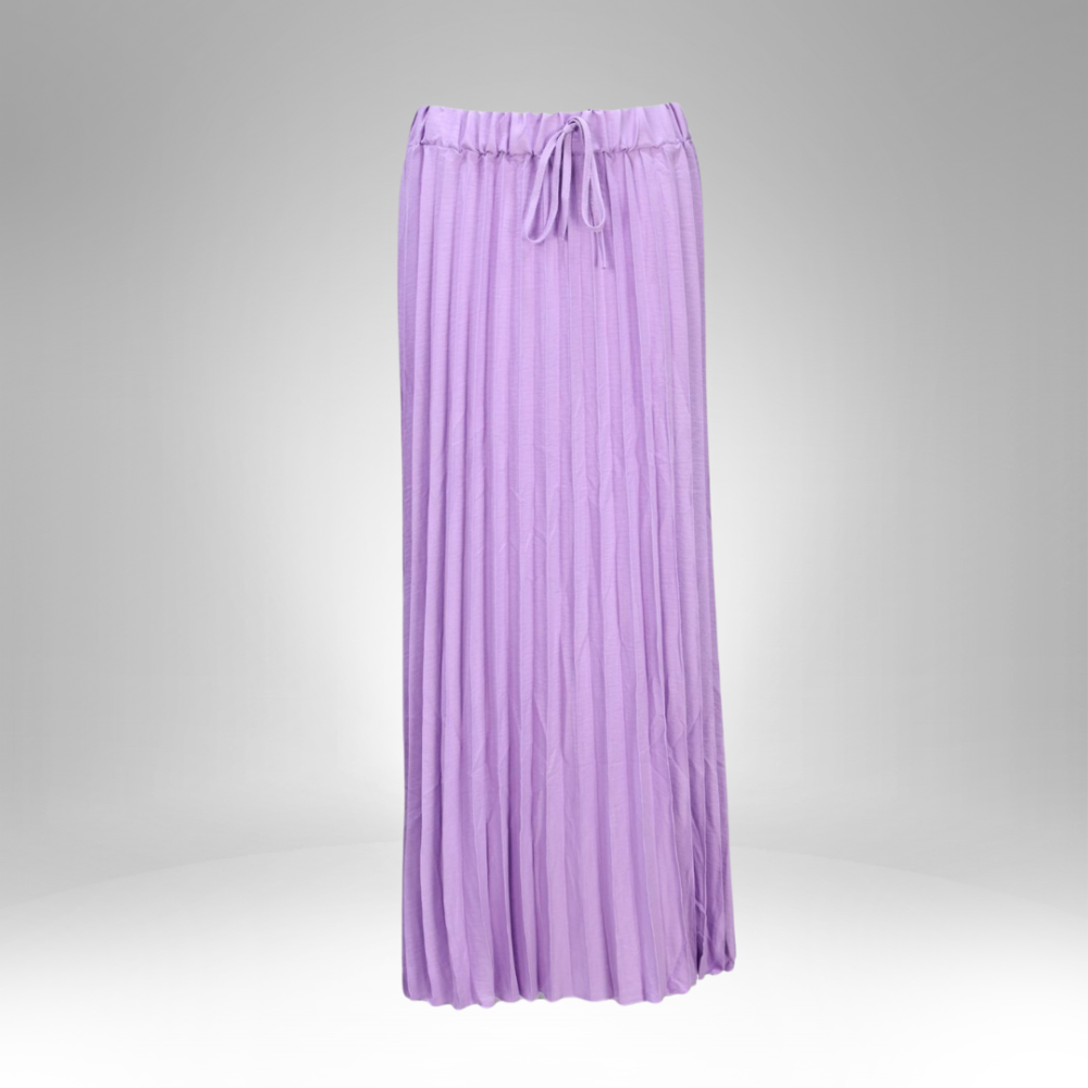 Flowy Pleated Maxi Skirt ( E22189 ) - Image 7