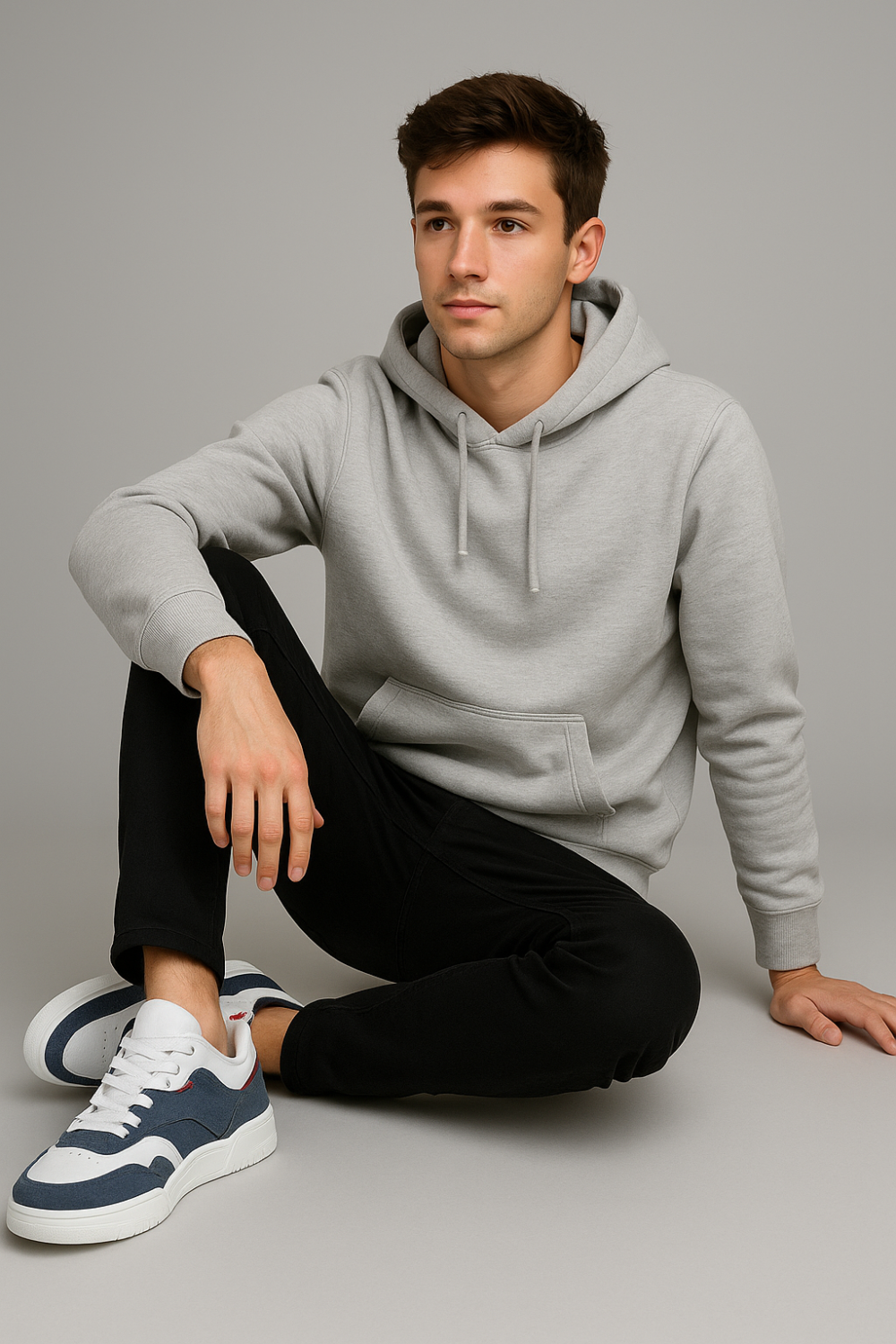 Men's Sporty Sneakers with Bold Design - RM05