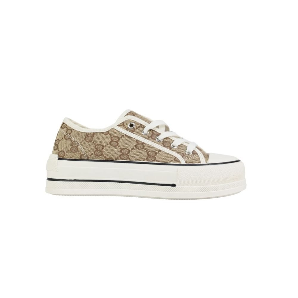 Women's Printed Platform Sneakers - M317 - Image 2