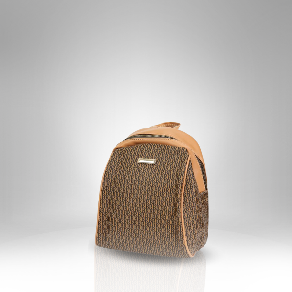 Women's Printed Monogrammed Backpack - SDB-4 - Image 2