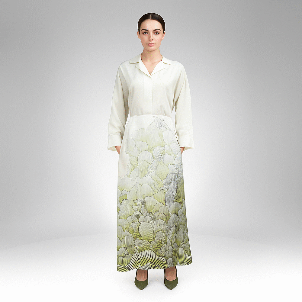 Women's Long Dress ( M-9088 )