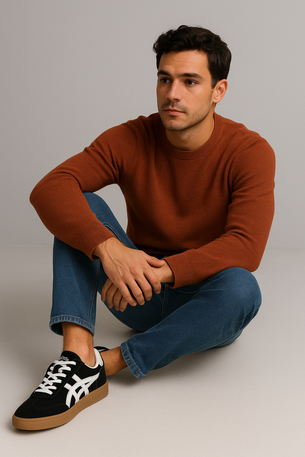 Men's Sleek Sneakers 8809