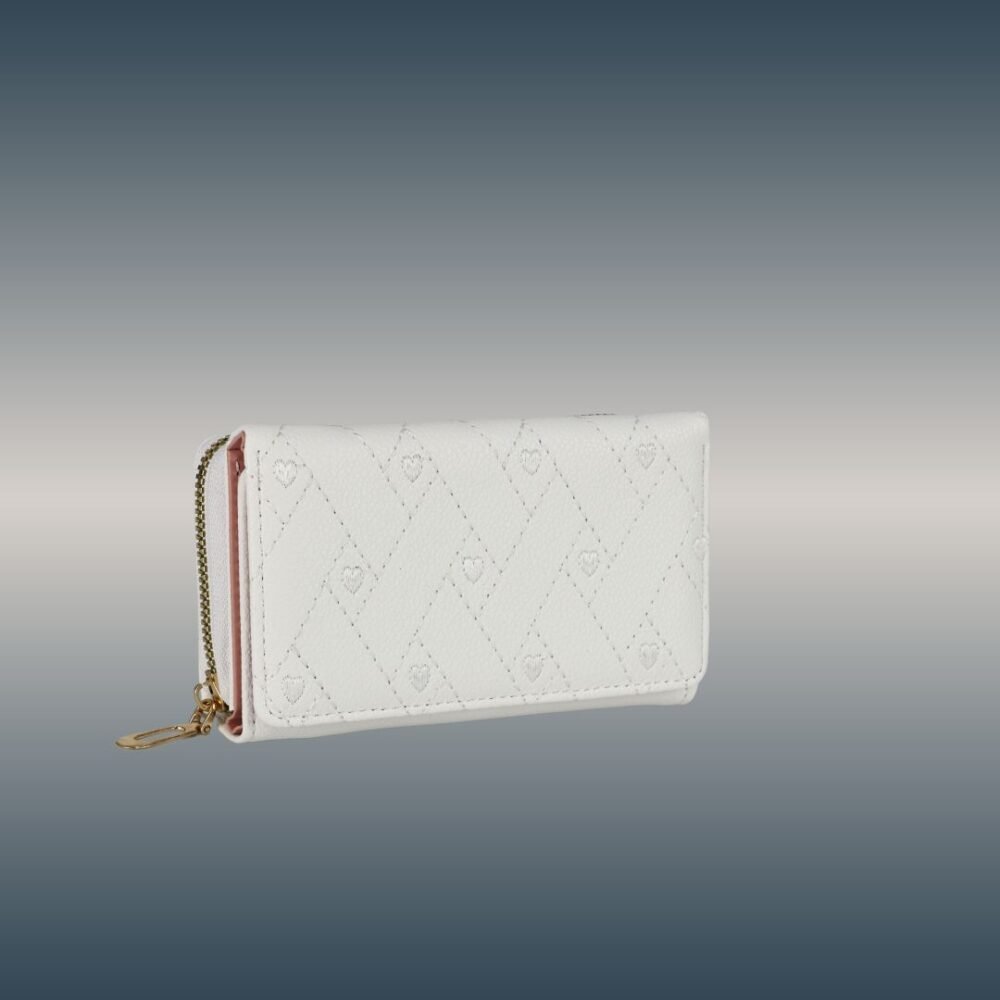 Women's Trendy Quilted Zip Wallet ( SLN-49-4C ) - Image 2