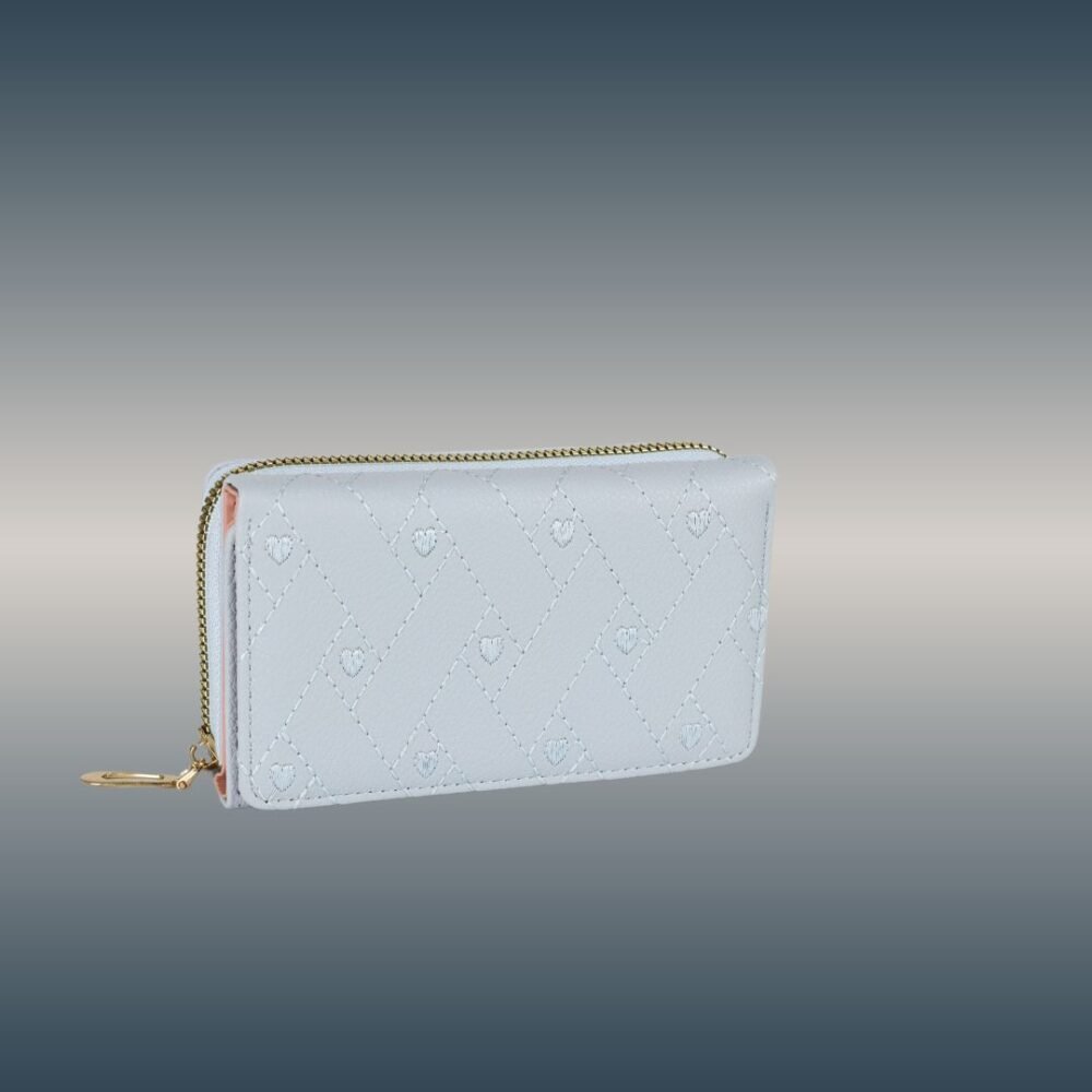Women's Trendy Quilted Zip Wallet ( SLN-49-4C ) - Image 3
