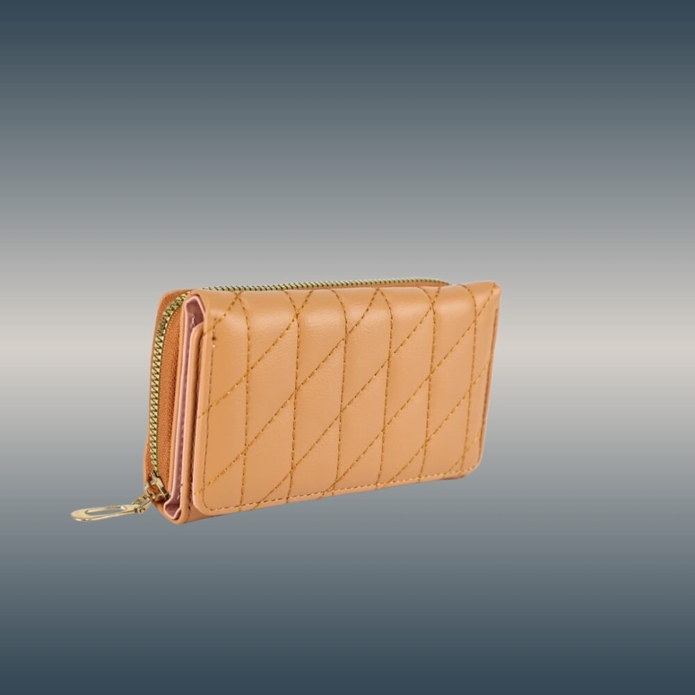 Women's Quilted Zip Wallet ( SLN-49-6C )
