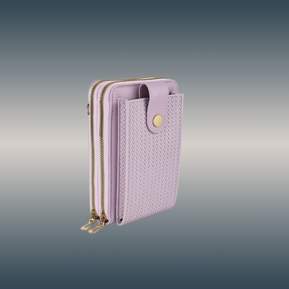 Women's Compact Zip Wallet ( X-230 ) - Image 3