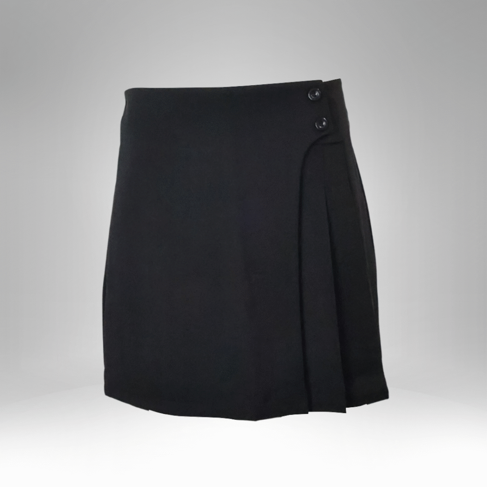 Girls’ Buttoned Pleated School Skirt (7013) - Image 3
