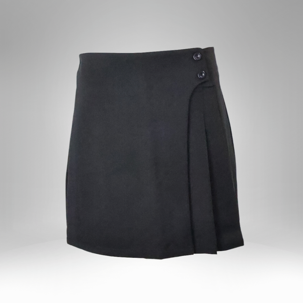 Girls’ Buttoned Pleated School Skirt (7013) - Image 2