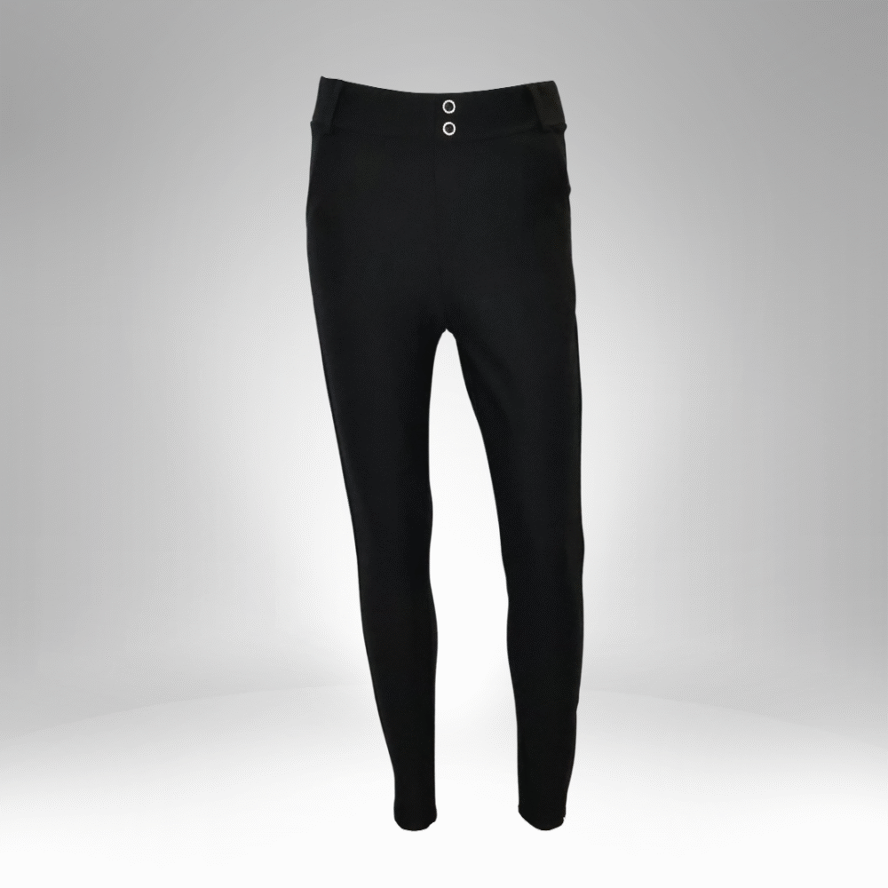 Classic High-Waist Slim Fit Pants for Women (6011)