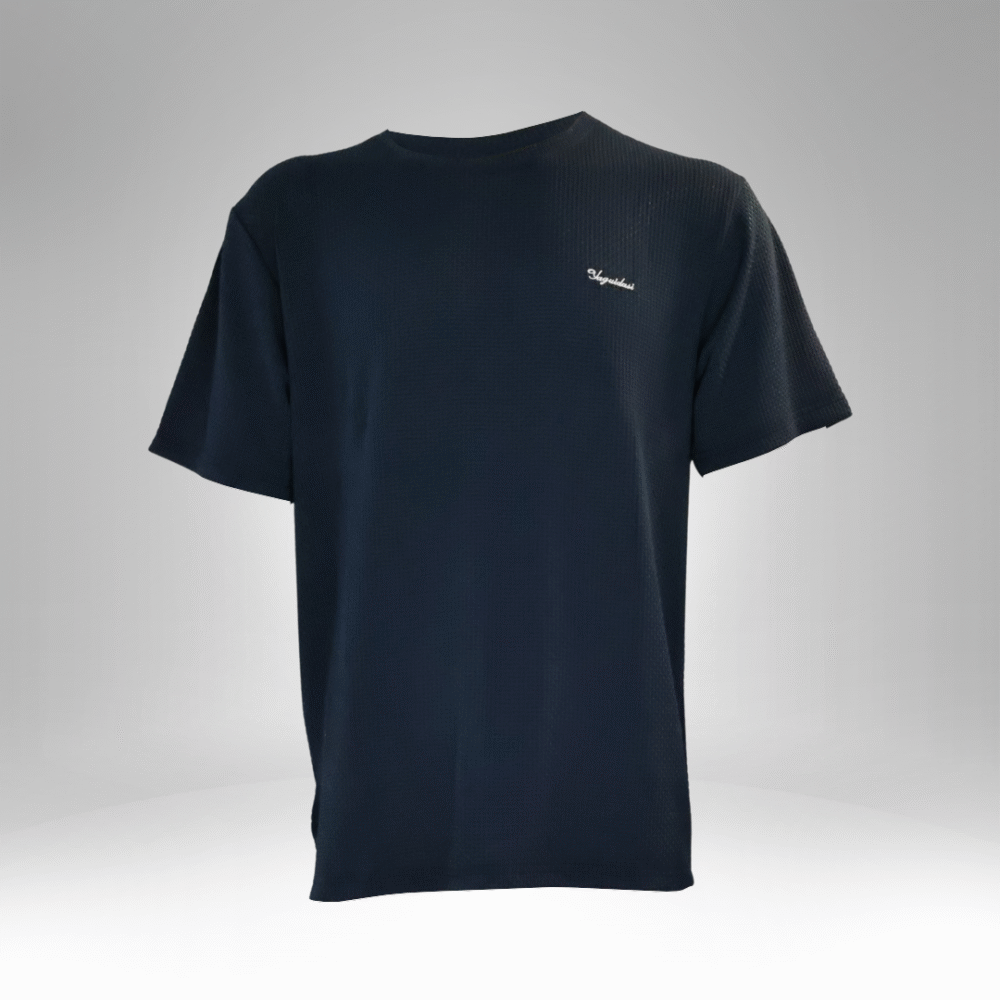 Men's Waffle Knit Crew Neck T-Shirt (3316) - Image 3