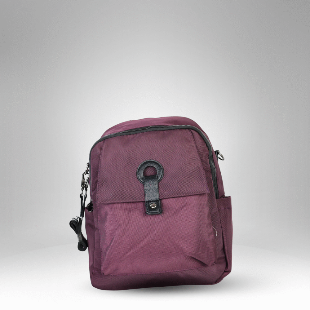 Ring-Clasp Flap Backpack (935)