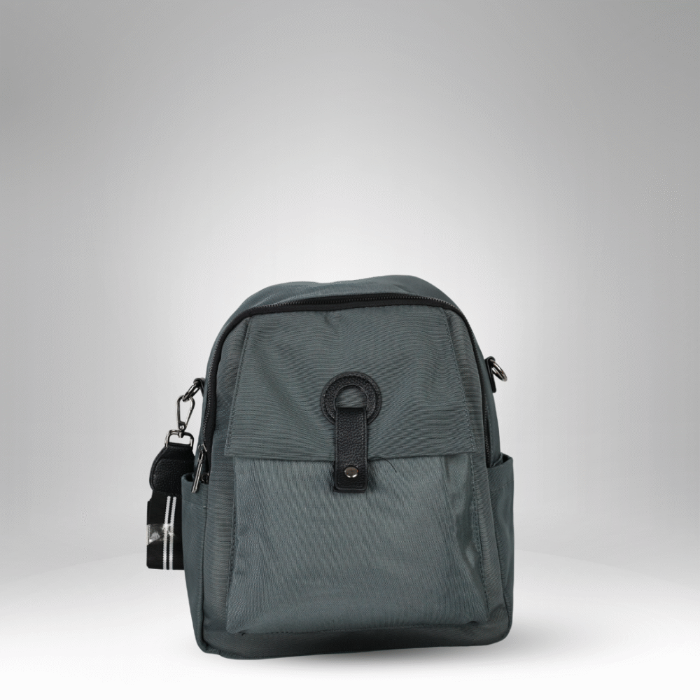 Ring-Clasp Flap Backpack (935) - Image 3