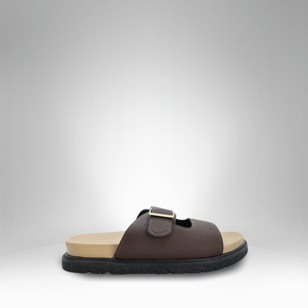 Double Buckle Comfort Slide Sandals for Women (2802-5) - Image 3