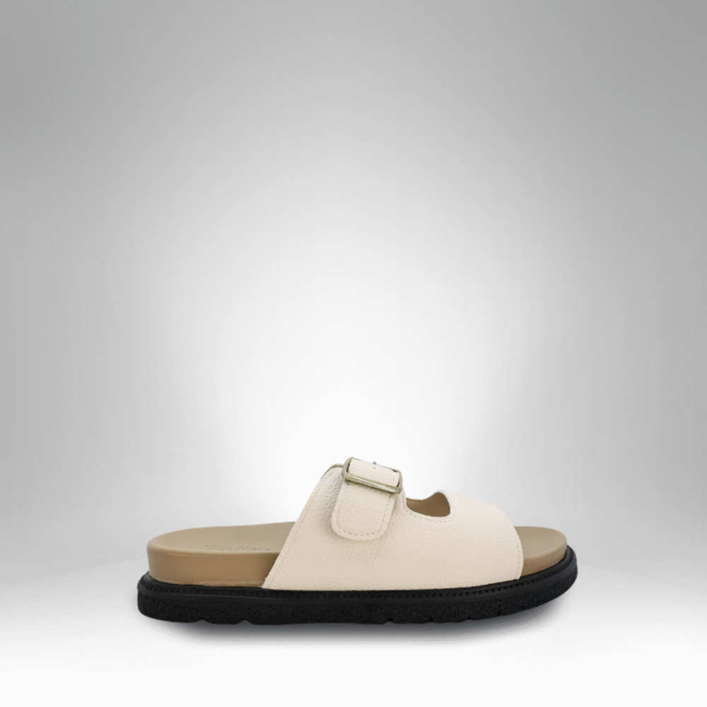 Double Buckle Comfort Slide Sandals for Women (2802-5) - Image 2