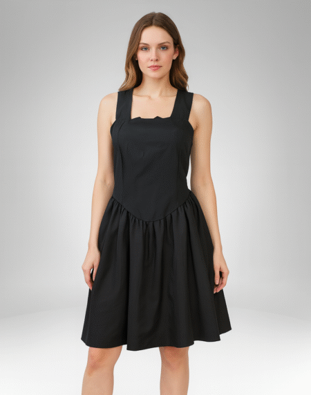 Women's Sleeveless Flare Dress (9235)