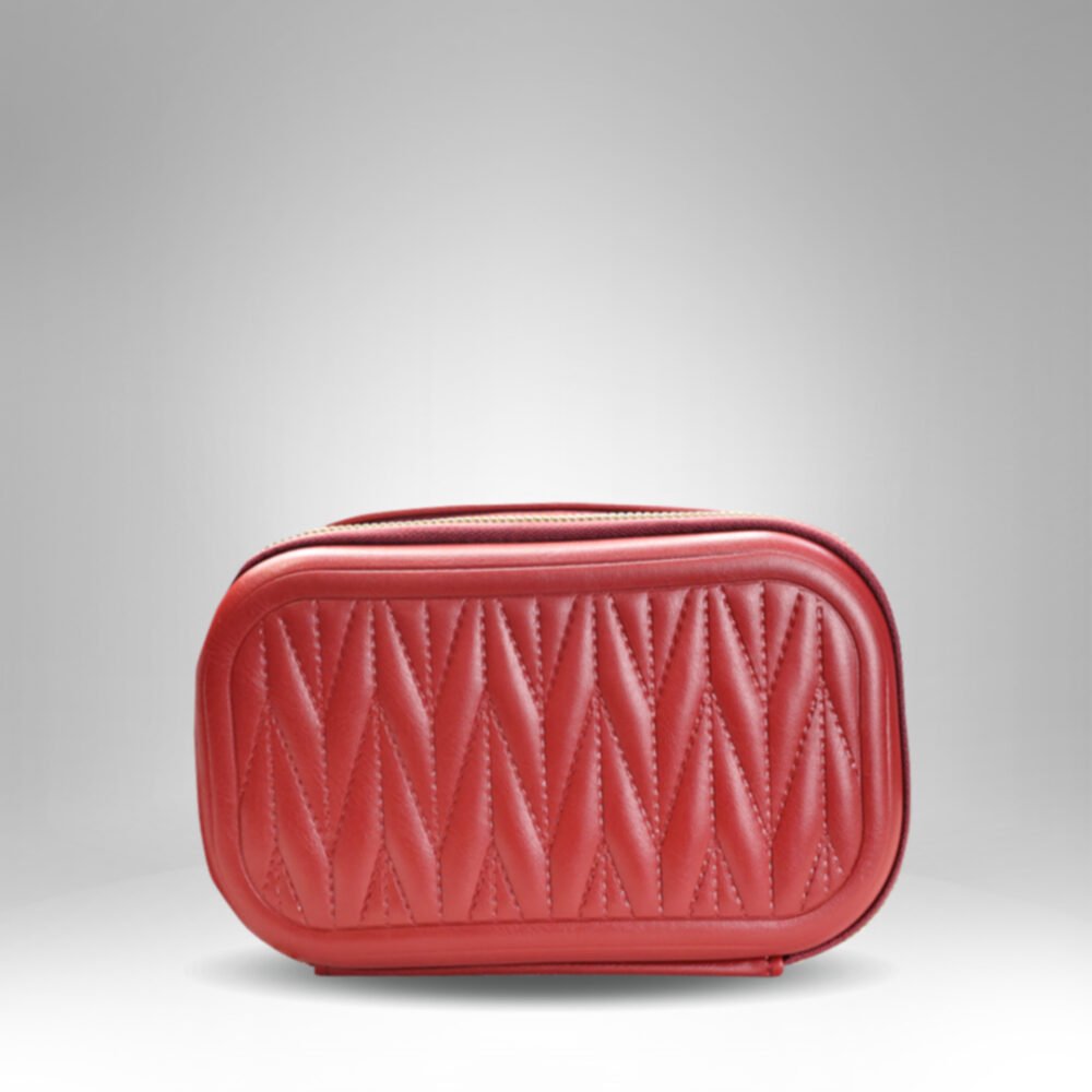 Diamond Stitch Structured Clutch (QBH-105-3)