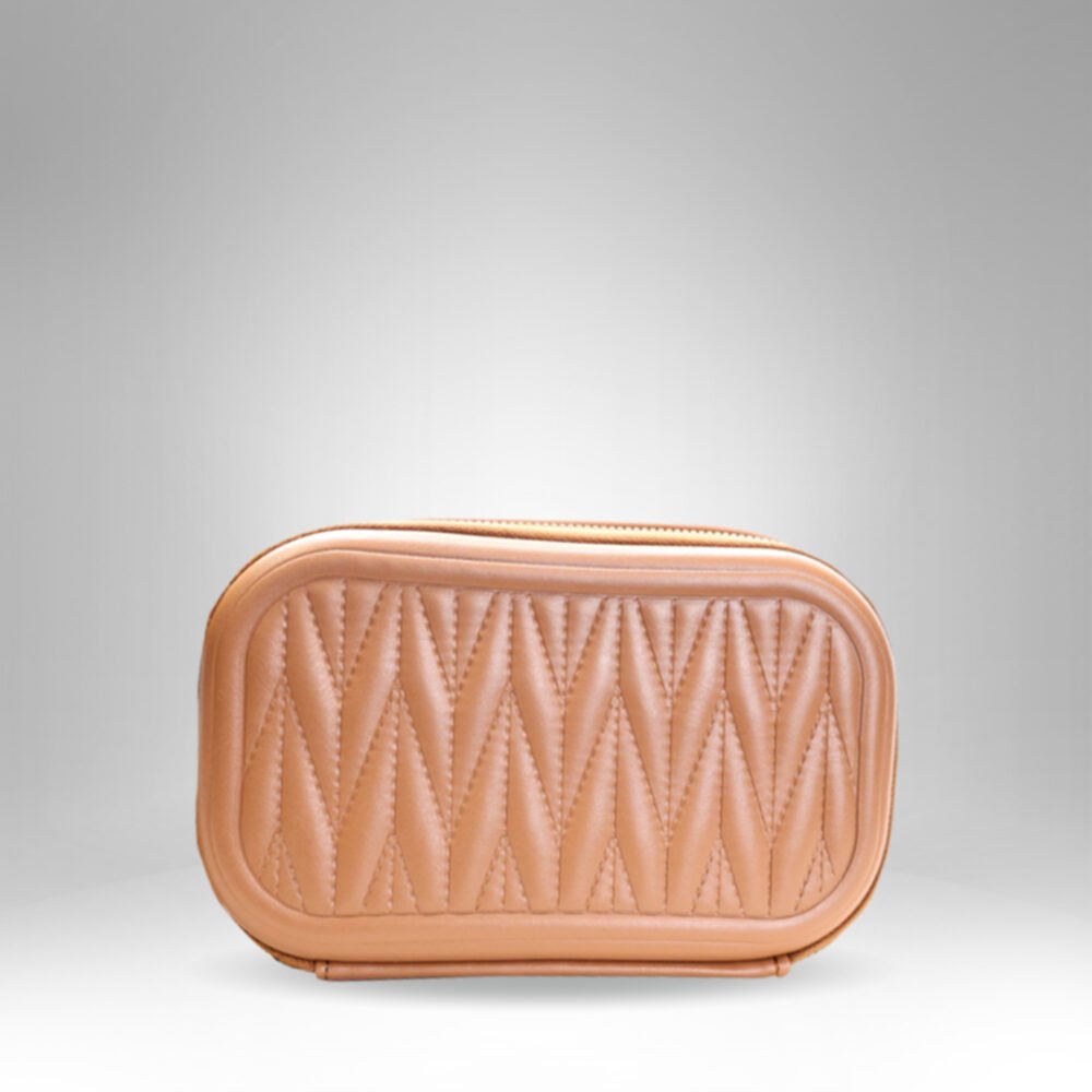 Diamond Stitch Structured Clutch (QBH-105-3) - Image 5