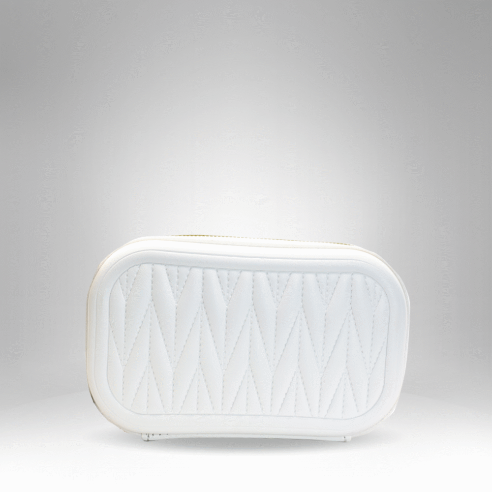 Diamond Stitch Structured Clutch (QBH-105-3) - Image 3
