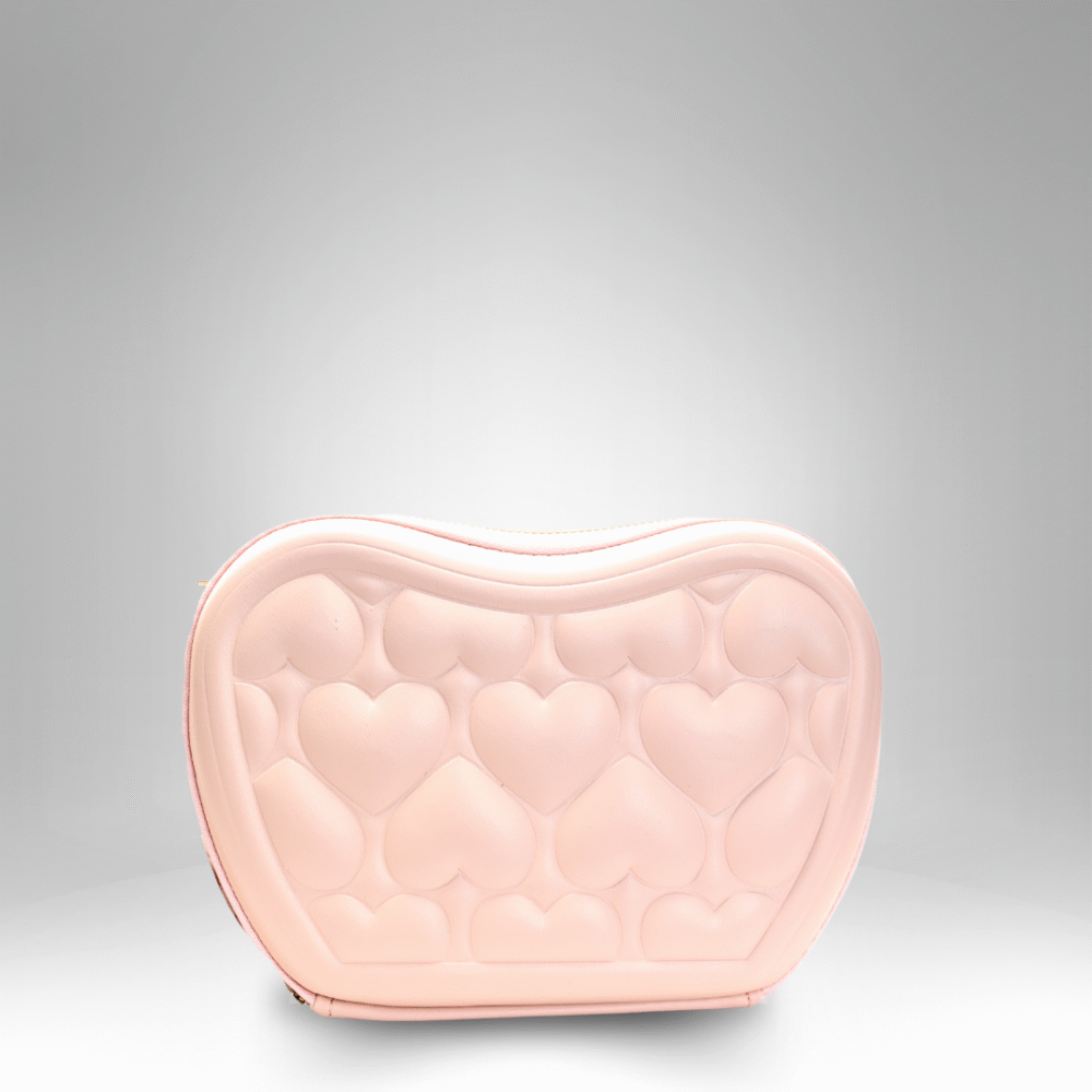 Heart-Patterned Pouch Bag (QBH-103-2) - Image 3