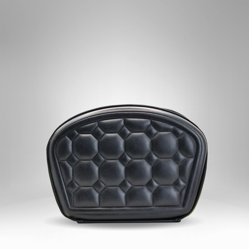 Geo-Stitch Hexagon Pattern Pouch (QBH-106-2)
