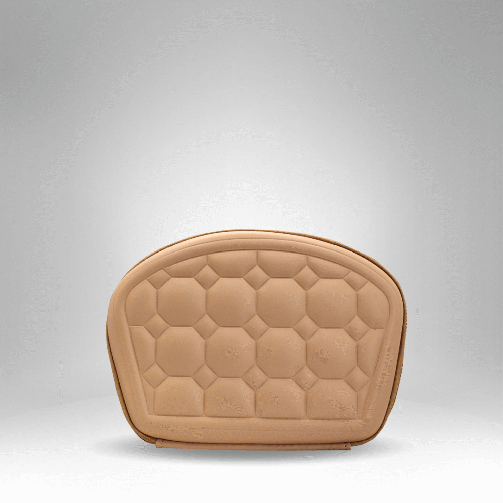 Geo-Stitch Hexagon Pattern Pouch (QBH-106-2) - Image 4