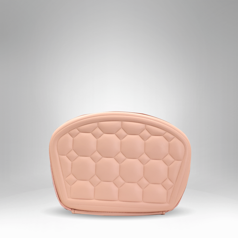 Geo-Stitch Hexagon Pattern Pouch (QBH-106-2) - Image 2