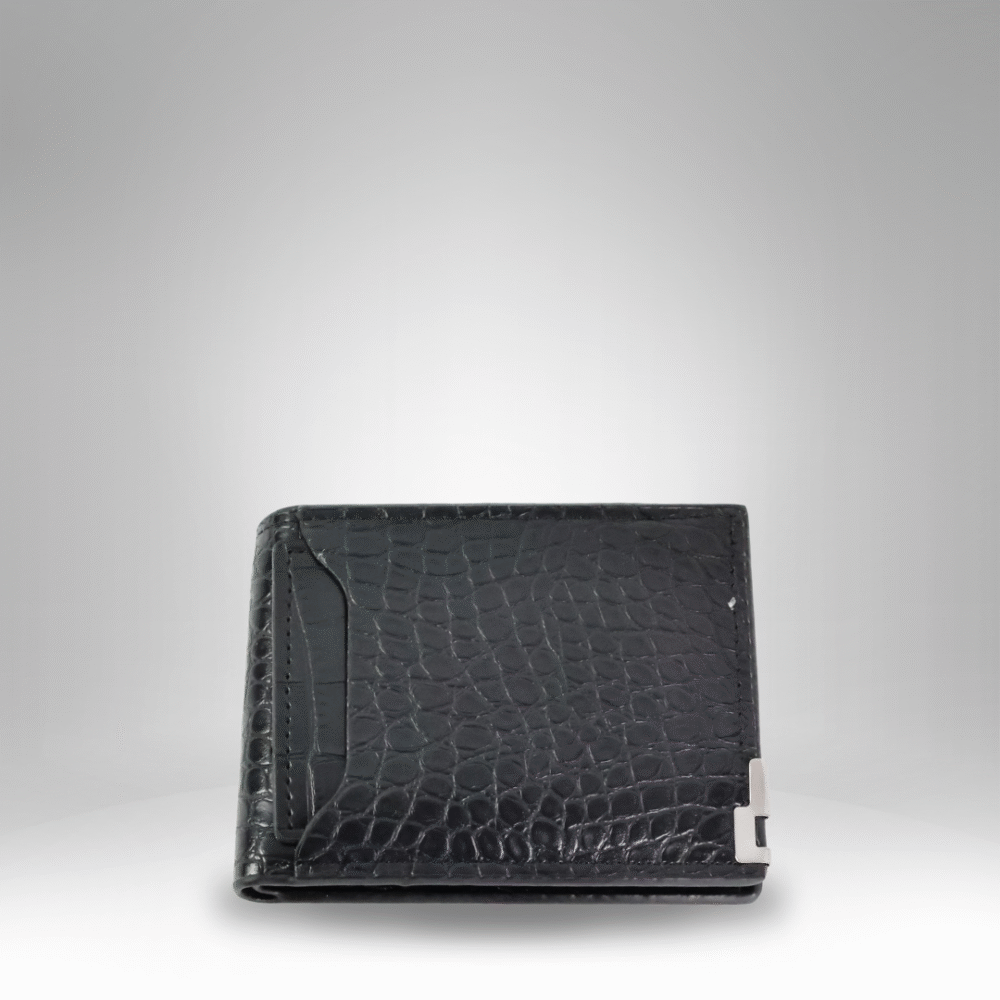 Men’s Crocodile-Pattern Leather Wallet (RM-H-4) - Image 3