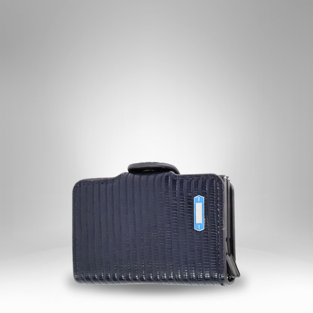 Men's Textured Rexin Wallet with Front Flap Closure (RM-CC-9) - Image 3