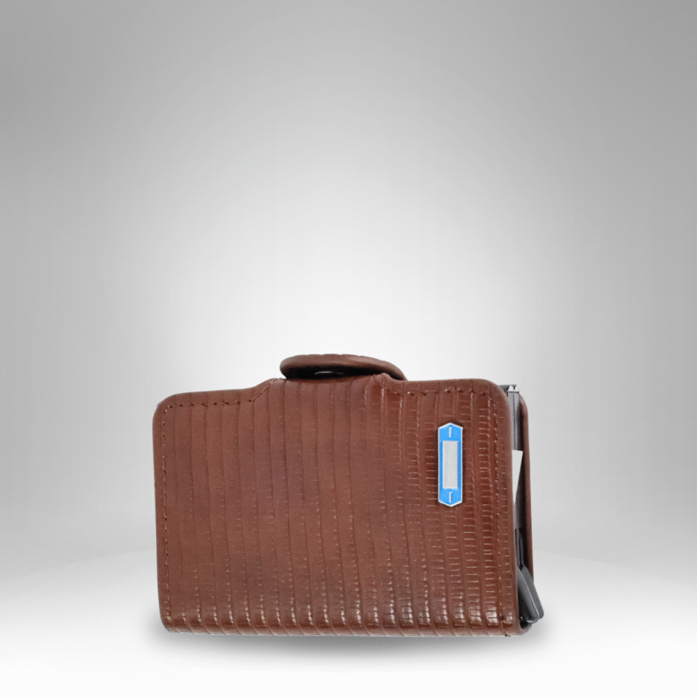 Men's Textured Rexin Wallet with Front Flap Closure (RM-CC-9) - Image 2