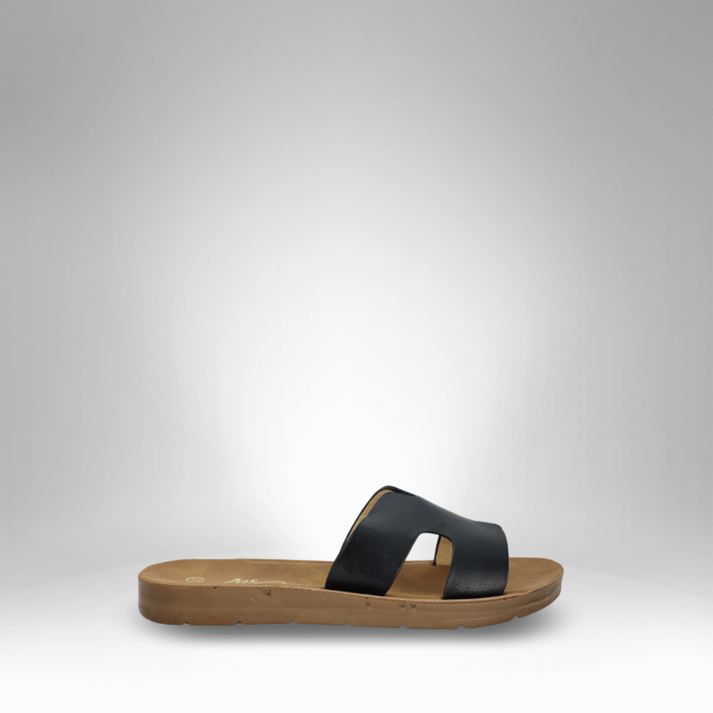 Women's Open-Toe Flat Slides (M010-2) - Image 2