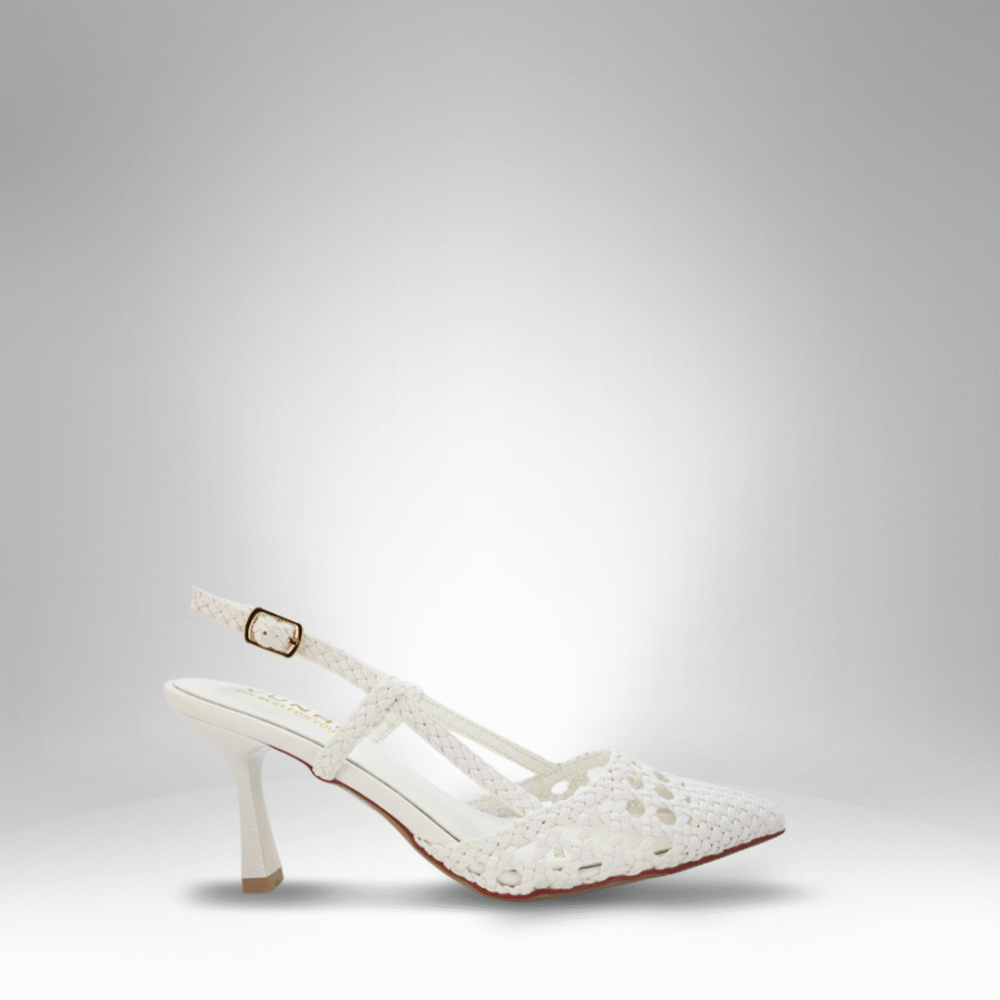 Braided Slingback Pointed Heels (Y1100)