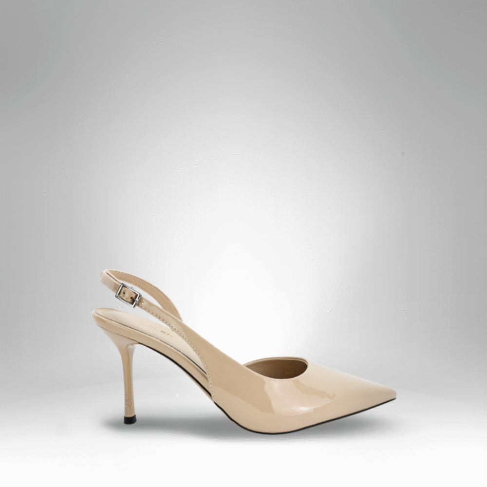 Elegant Patent Slingback Heels (YQ6609) - Image 2