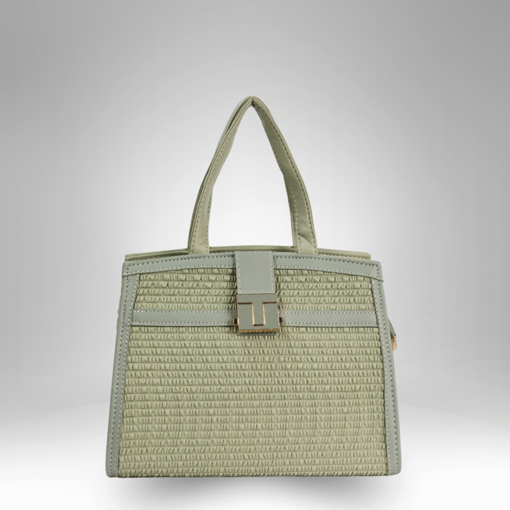 Woven Pattern Top Handle Handbag for Women (AX-386) - Image 5