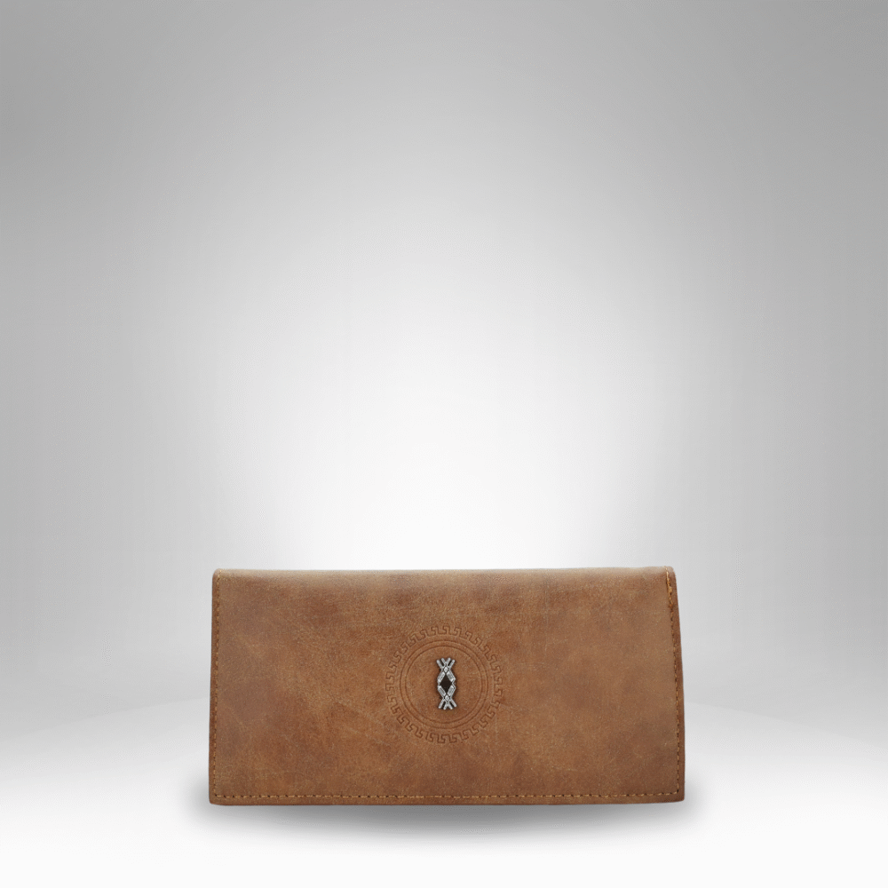 Embossed Crest Faux Leather Wallet for Men (RM-IC-3) - Image 4