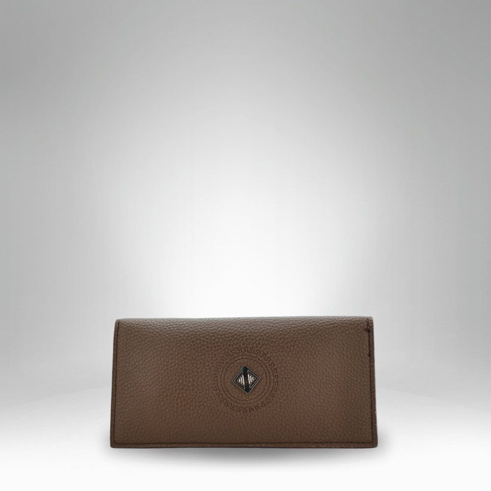 Pebble-Grain Crest Wallet for Men (RM-IC-2) - Image 2