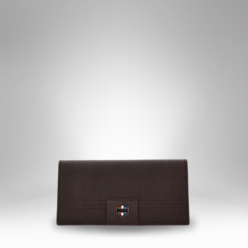 Shield Emblem Canvas Texture Wallet for Men (RM-IC-12)