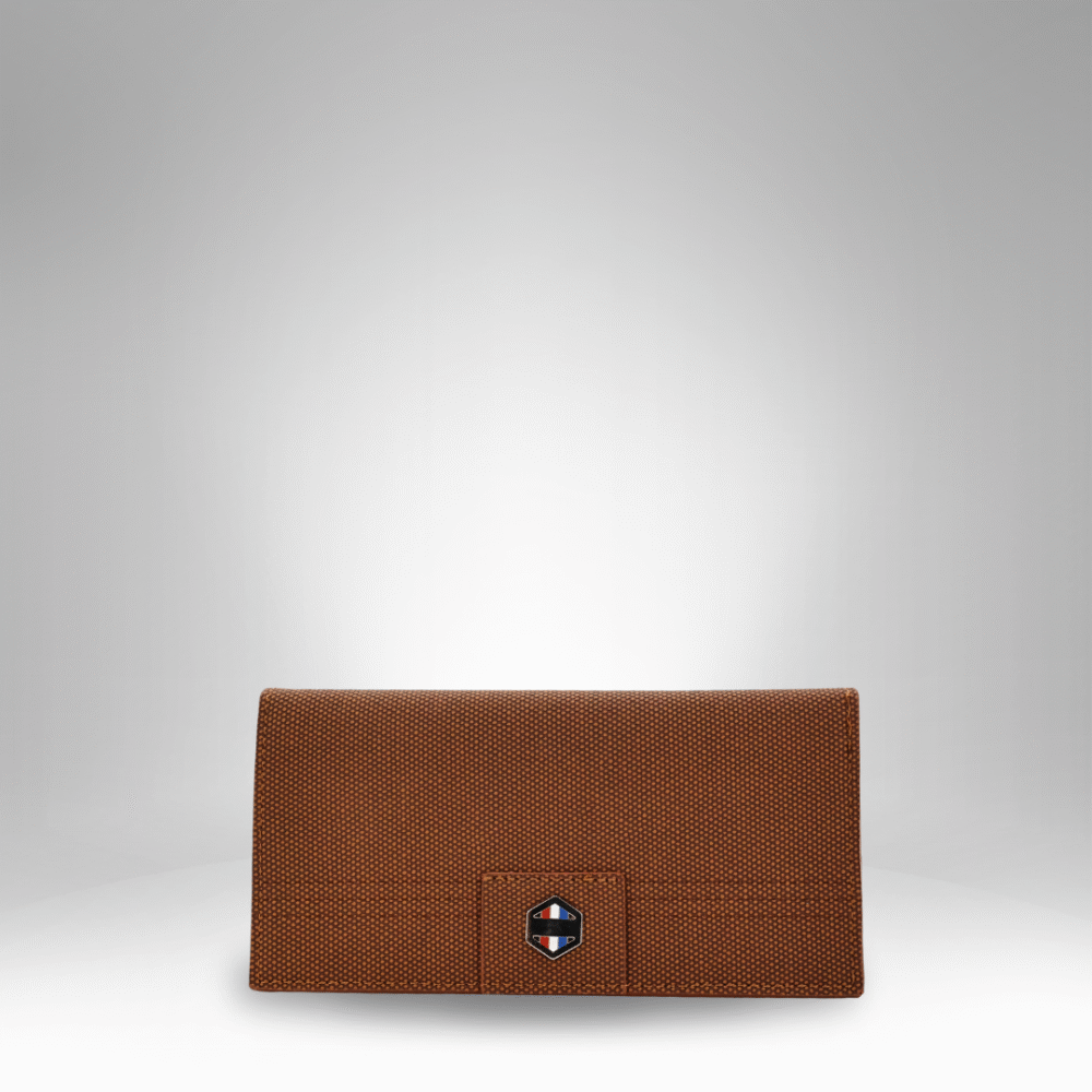 Shield Emblem Canvas Texture Wallet for Men (RM-IC-12) - Image 3