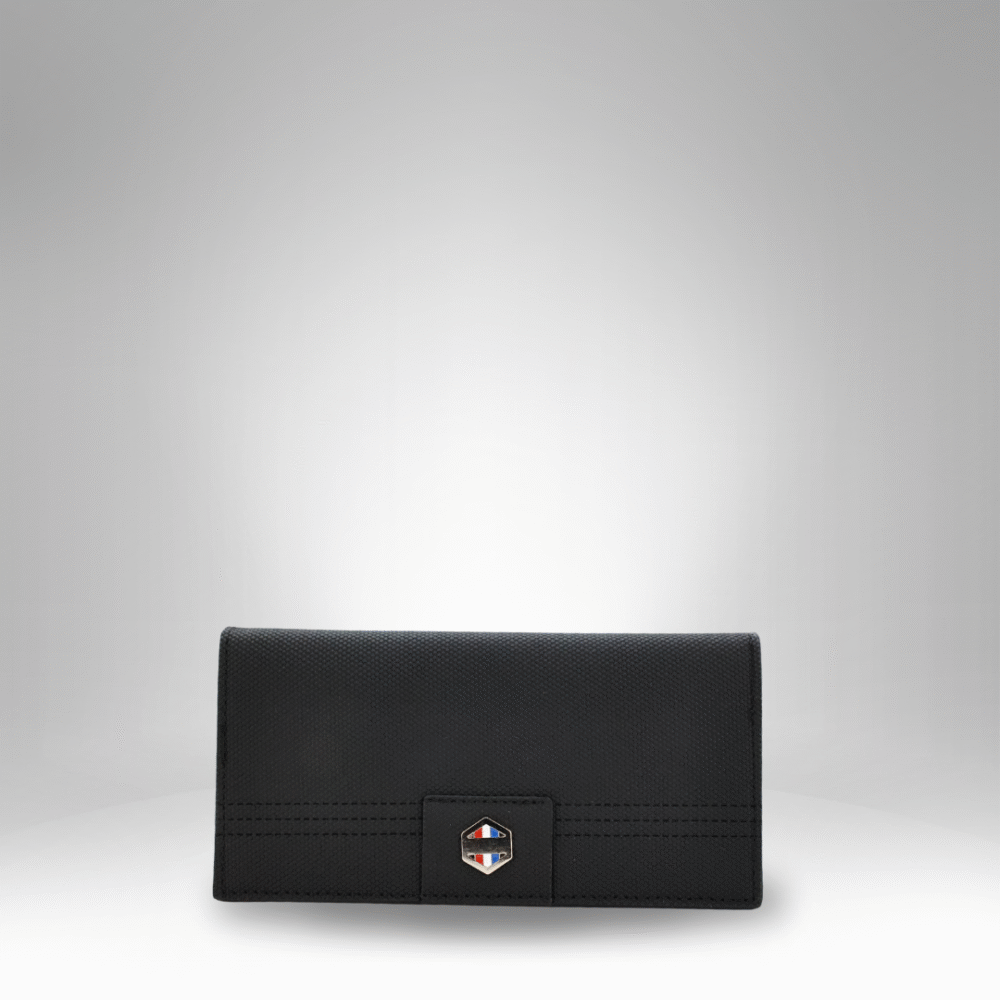 Shield Emblem Canvas Texture Wallet for Men (RM-IC-12) - Image 2