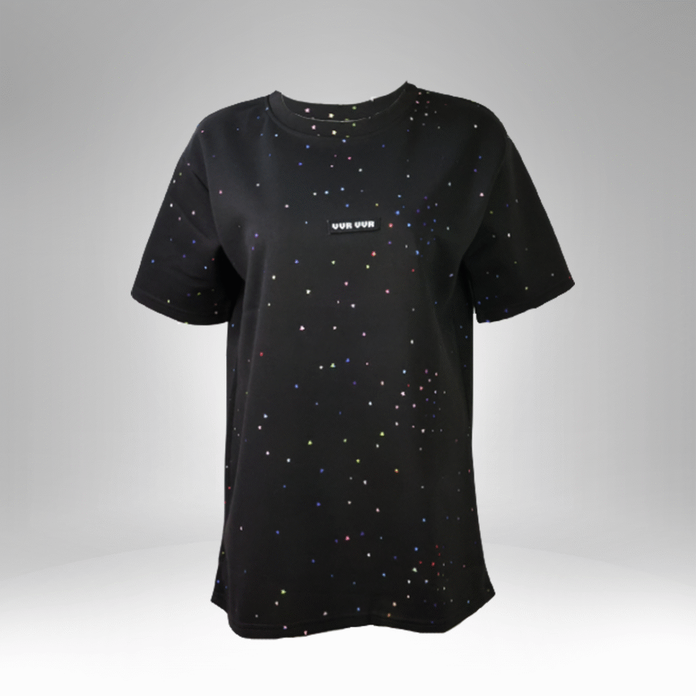 Women’s Oversized Speckled T-Shirt (09545)