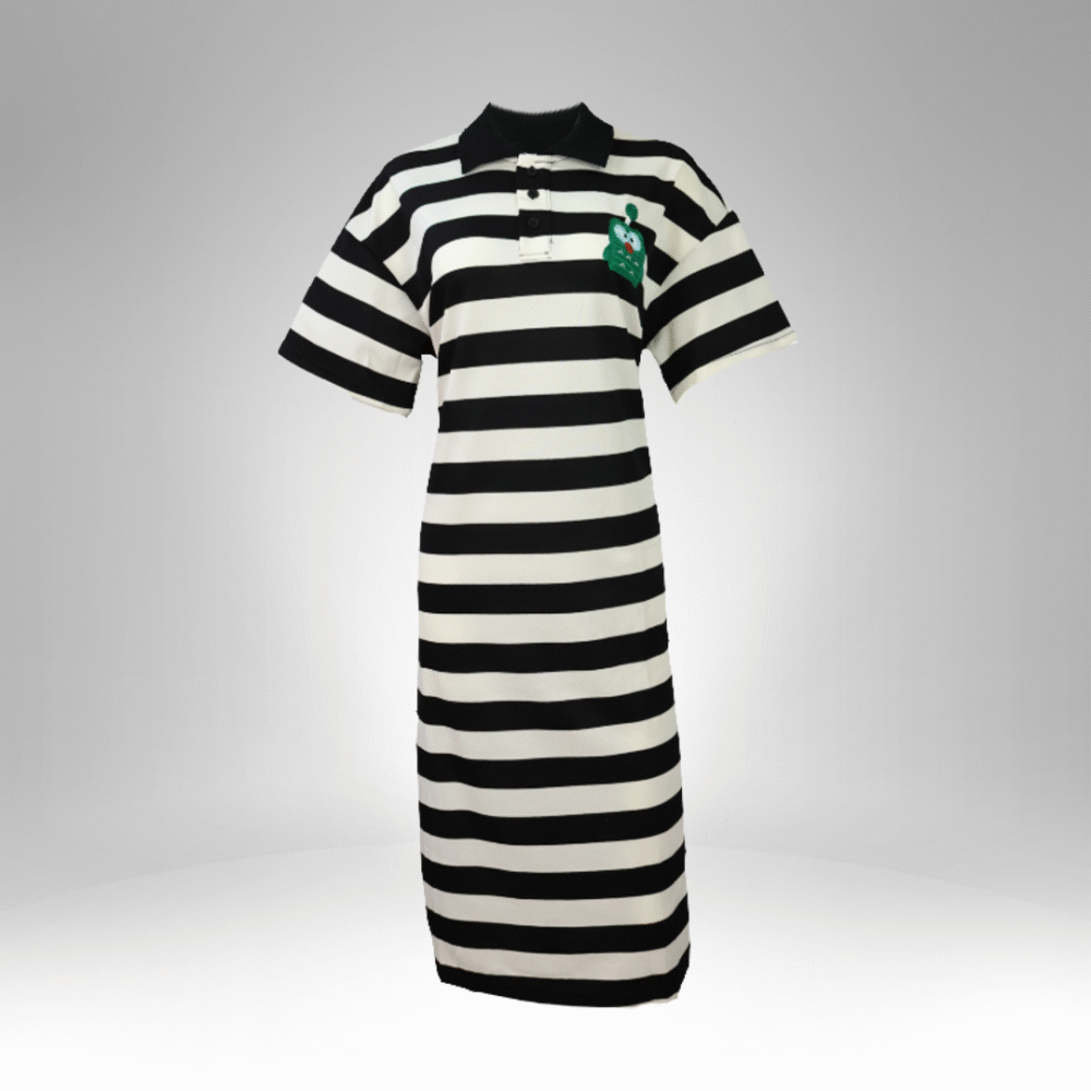 Women's Striped Polo Maxi Dress (618)