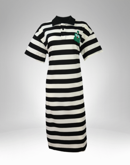 Women's Striped Polo Maxi Dress (618)