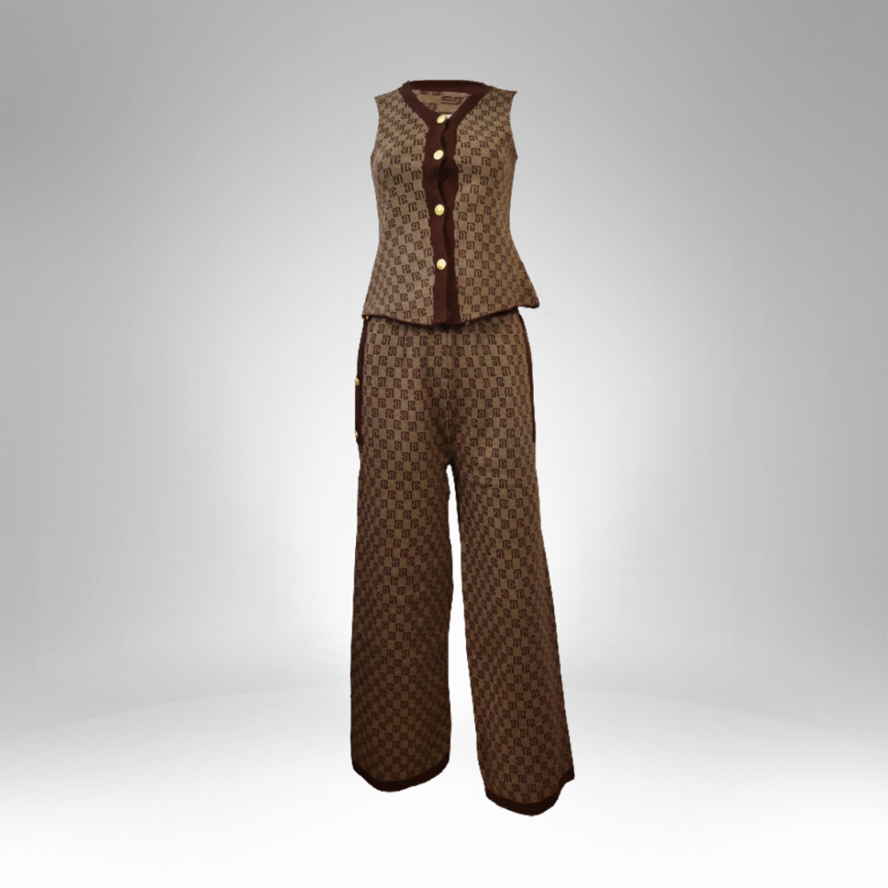 Women’s Monogram Two-Piece Set (E1531)