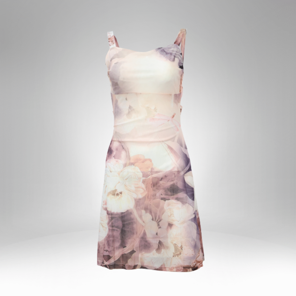 Floral Print Bodycon Dress (9148)