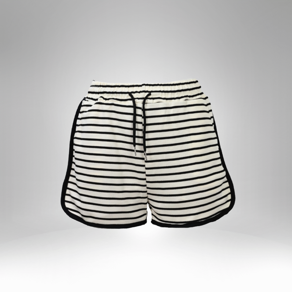 Unisex Striped Casual Shorts (05) - Image 2