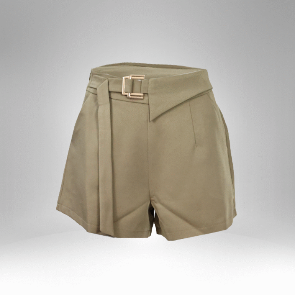 Women’s Belted Wrap Mini Skirt (3111) - Image 3