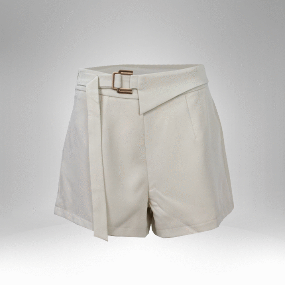Women’s Belted Wrap Mini Skirt (3111) - Image 2