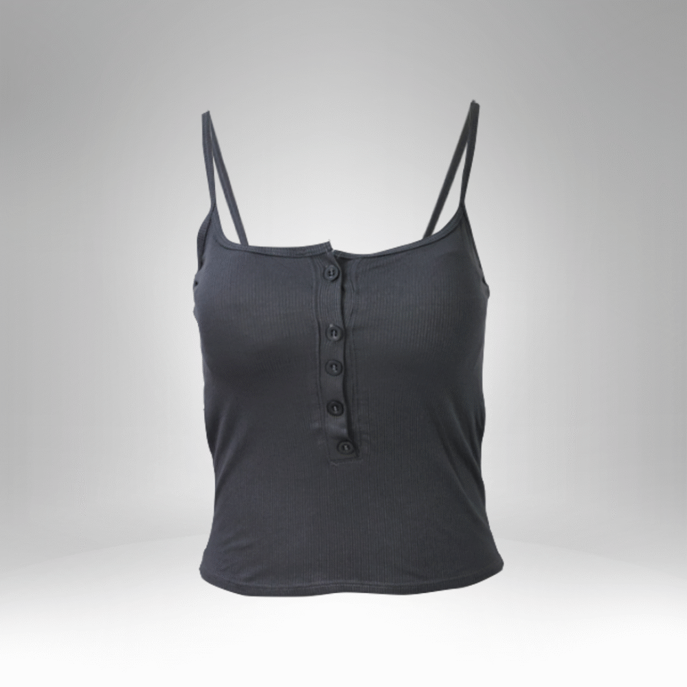 Women’s Button-Front Spaghetti Strap Camisole (315)